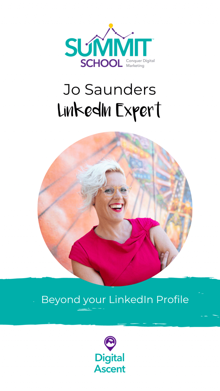 Beyond your LinkedIn Profile with Jo Saunders