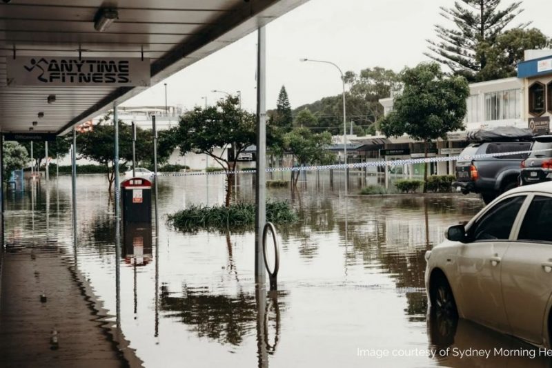 flooded street in nsw flood crisis, role of social media in a crisis